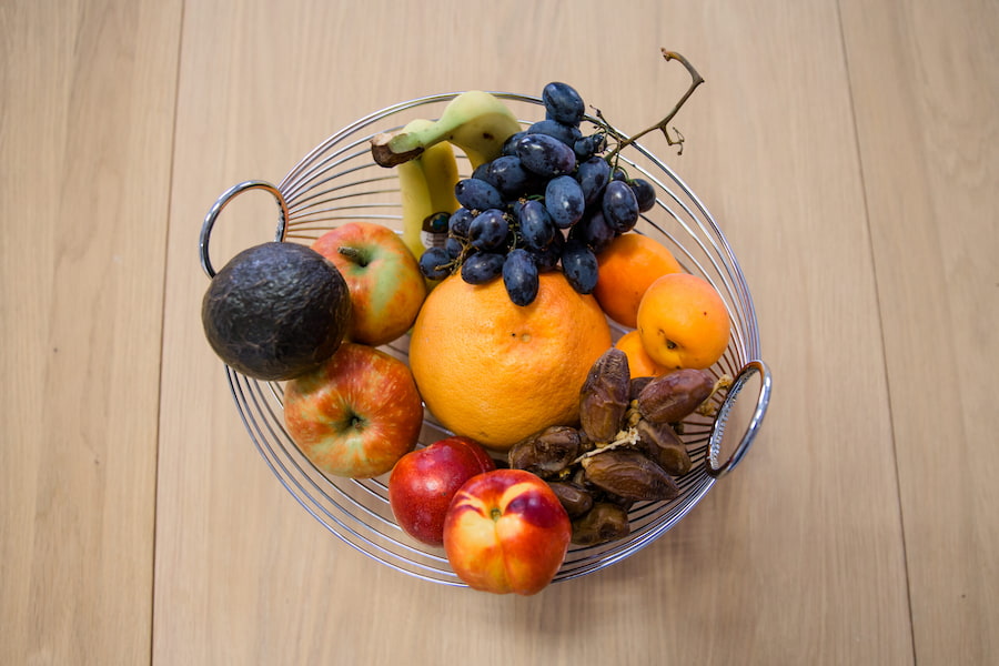 Obstschale im Büro